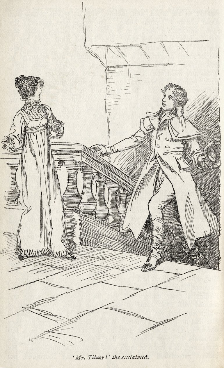 O romance de Jane Austen "Northanger Abbey" - de Hugh Thomson