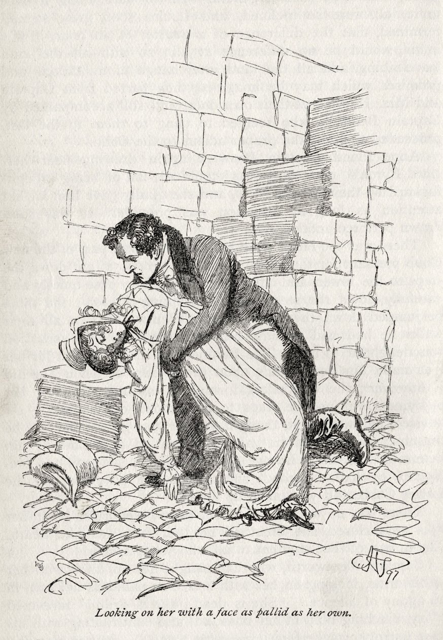 O romance &39;Persuasão&39; de Jane Austen - de Hugh Thomson