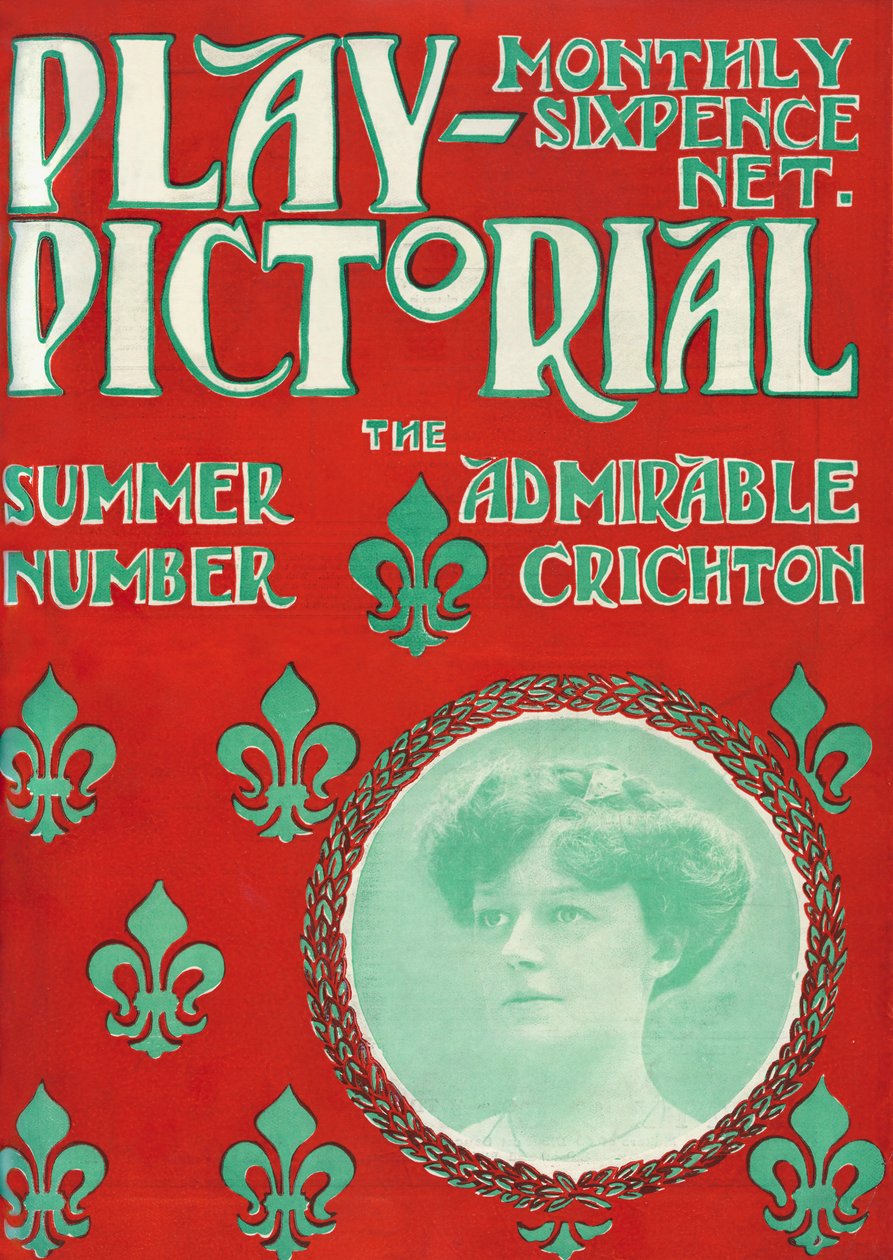 Capa Pictórica de Jogo - JM Barrie O Crichton Admirável de Hugh Thomson