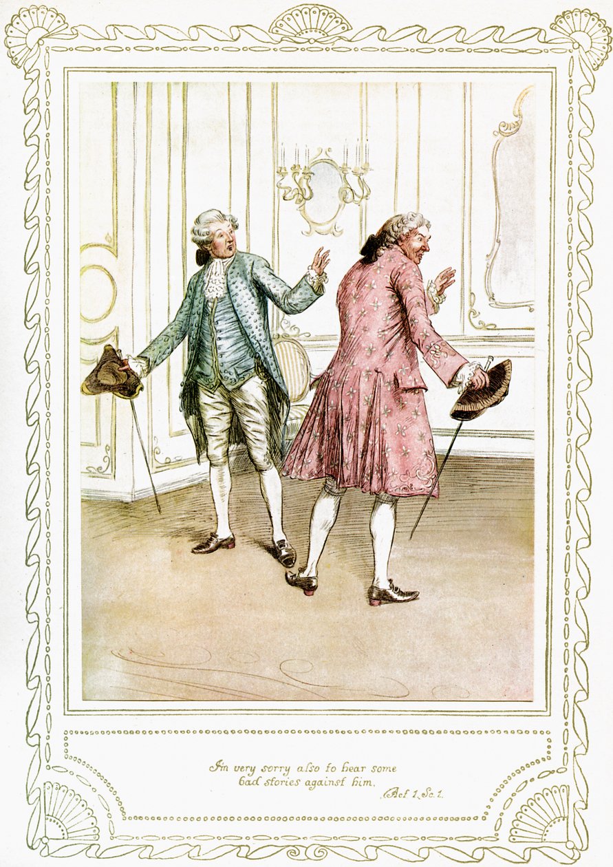 "The School for Scandal", de Richard Brinsley Sheridan de Hugh Thomson