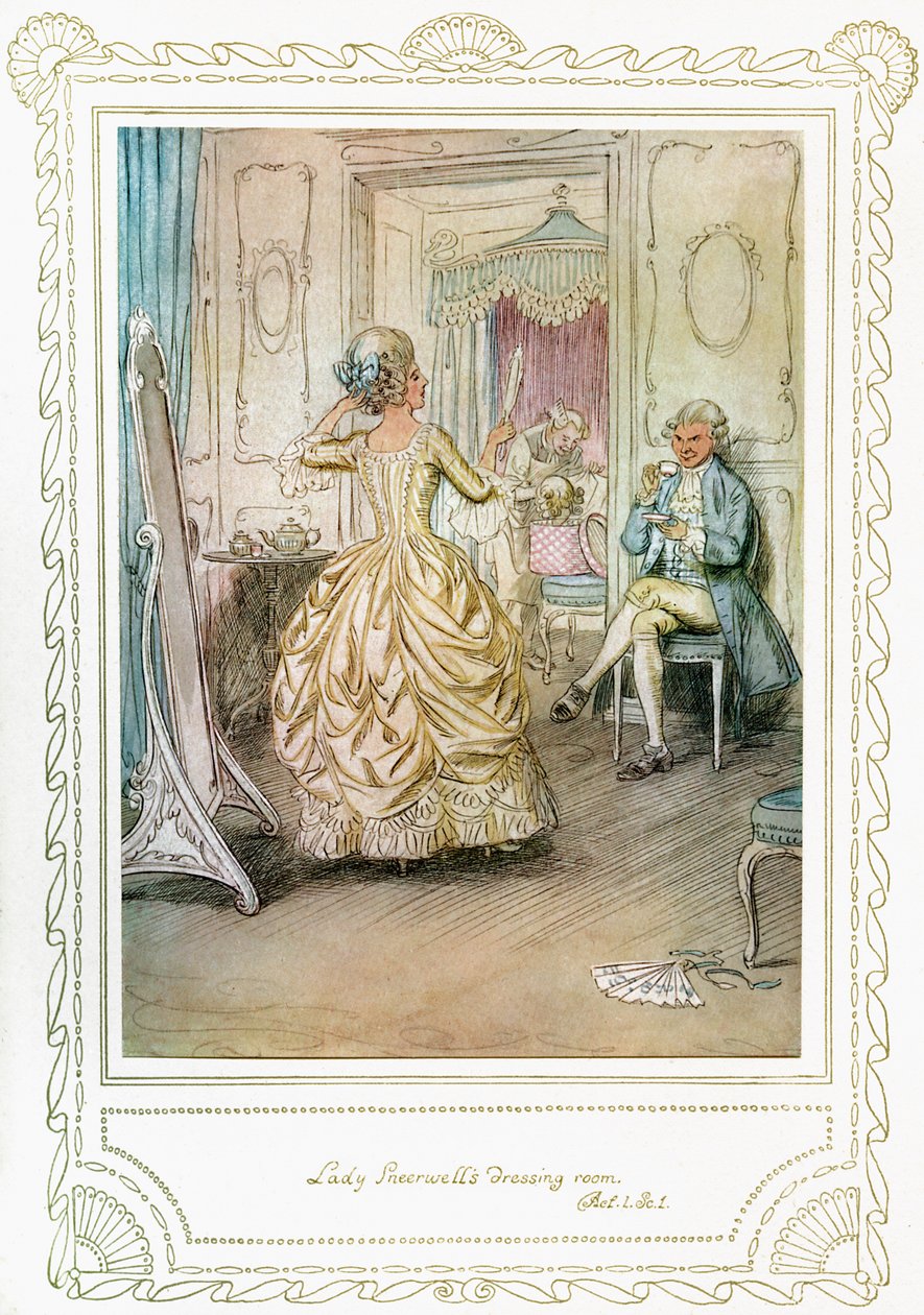"The School for Scandal", de Richard Brinsley Sheridan de Hugh Thomson