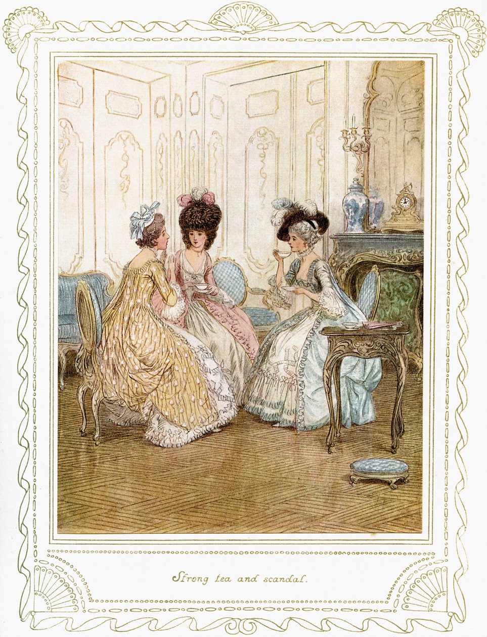 Richard Brinsley Sheridan, "A Escola do Escândalo". de Hugh Thomson