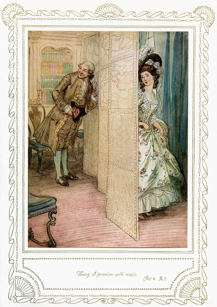 A peça de Richard Brinsley Sheridan de Hugh Thomson