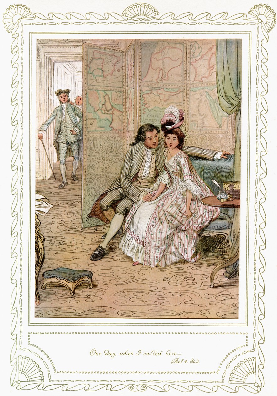 A peça de Richard Brinsley Sheridan de Hugh Thomson