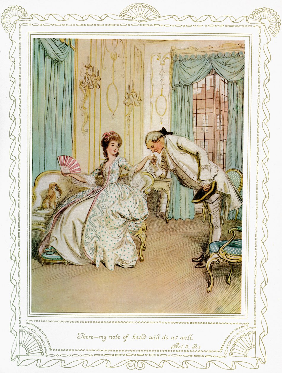 A peça de Richard Brinsley Sheridan de Hugh Thomson