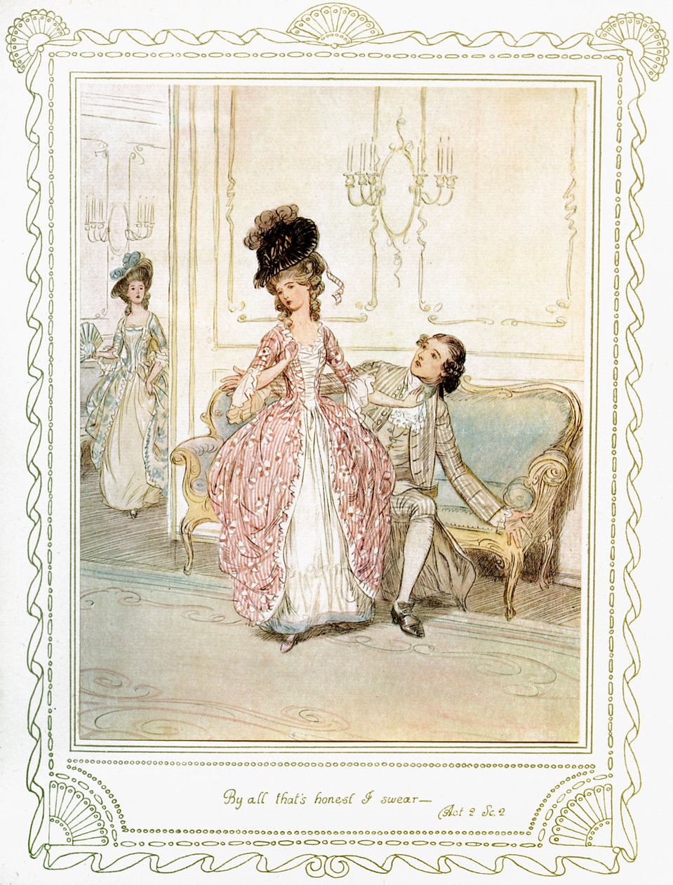 A peça de Richard Brinsley Sheridan de Hugh Thomson