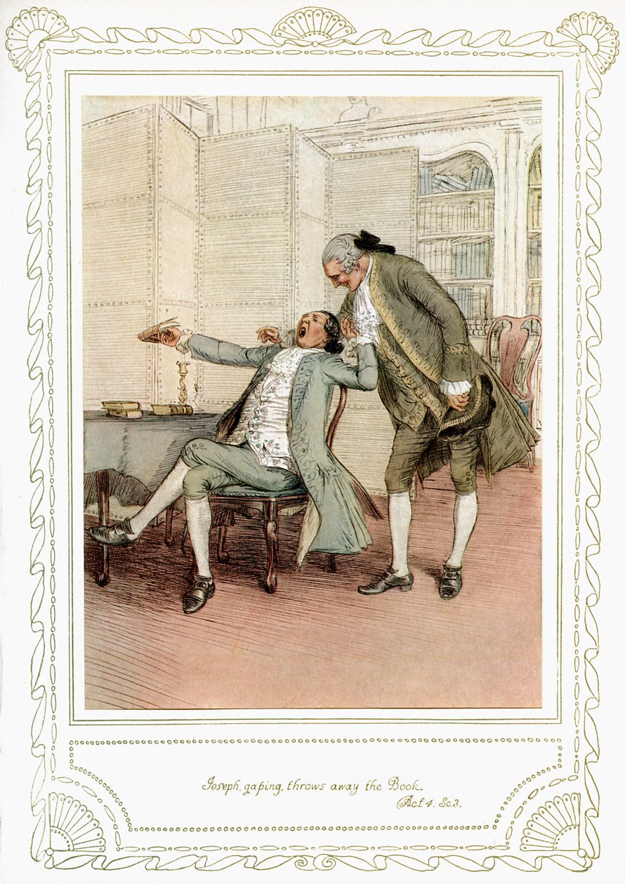A peça de Richard Brinsley Sheridan de Hugh Thomson