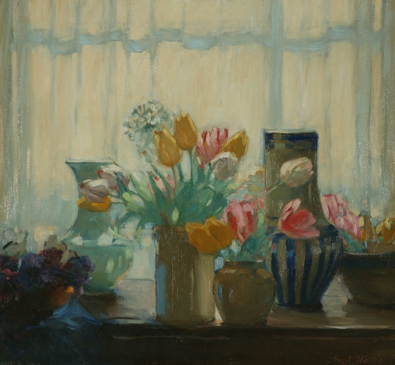 Flores na janela de Hugh Wallis