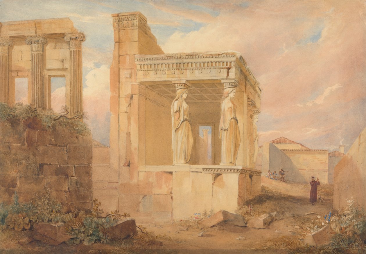 O Erechtheum, Atenas de Hugh William Grecian Williams