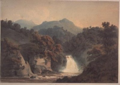 Vista, de, a, farelo, perto, Dunkeld de Hugh William Williams