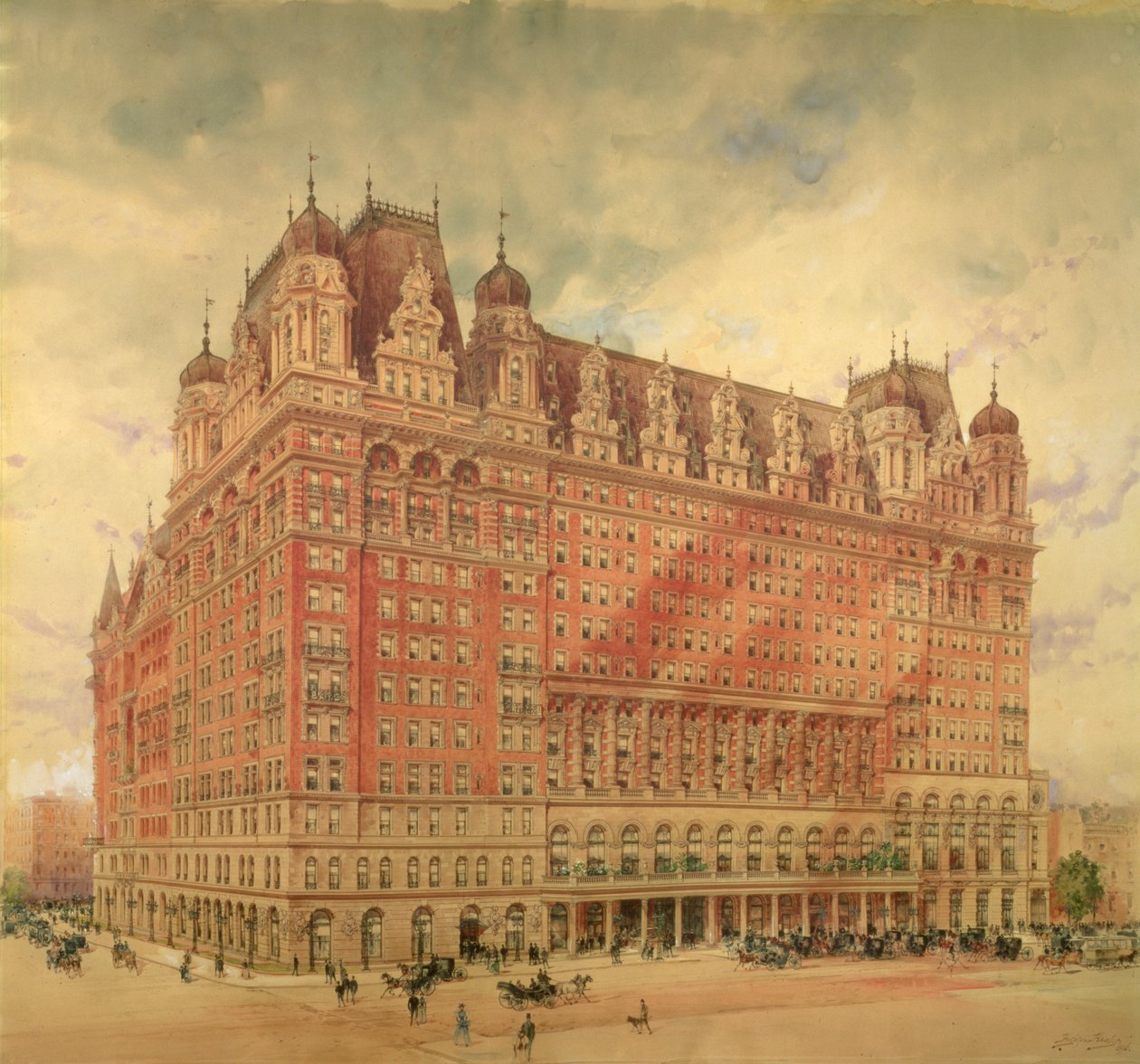 O Waldorf Astoria Hotel, 1896 de Hughson Frederick Hawley