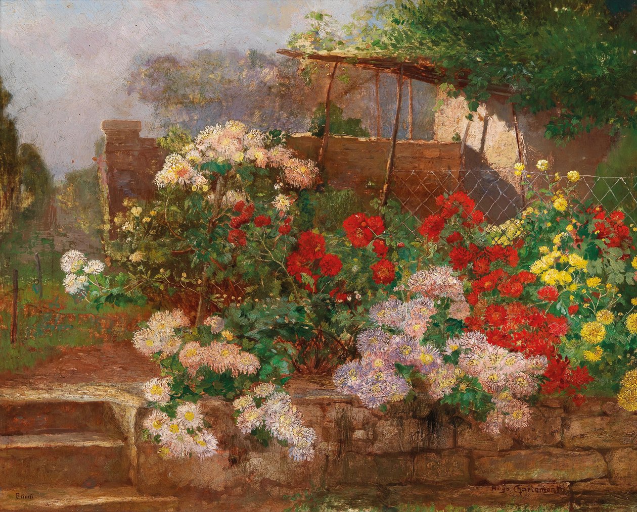 Jardim em Brioni de Hugo Charlemont