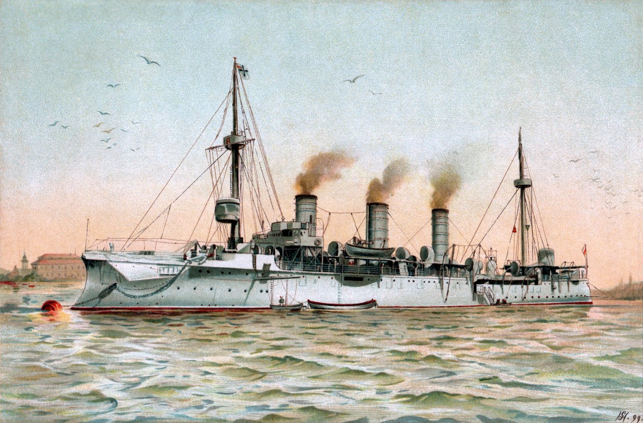 SM Pequeno Cruzador Gefion de Hugo Graf