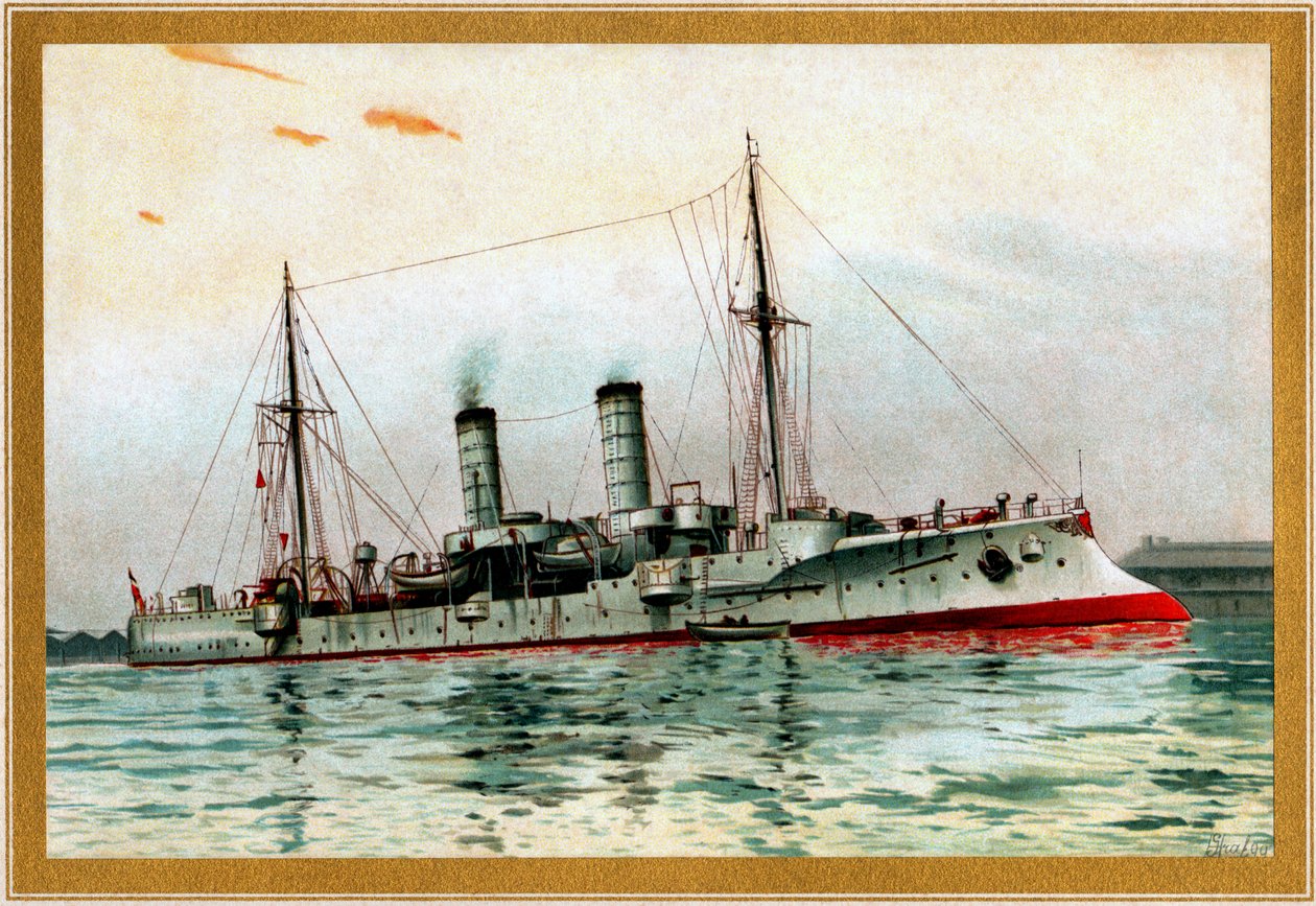 SM pequeno cruzador Gazelle de Hugo Graf