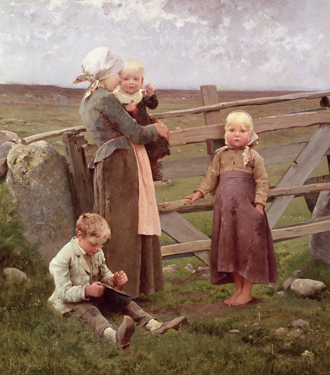 O Portão Dalby, Skane, 1884 de Hugo Salmson