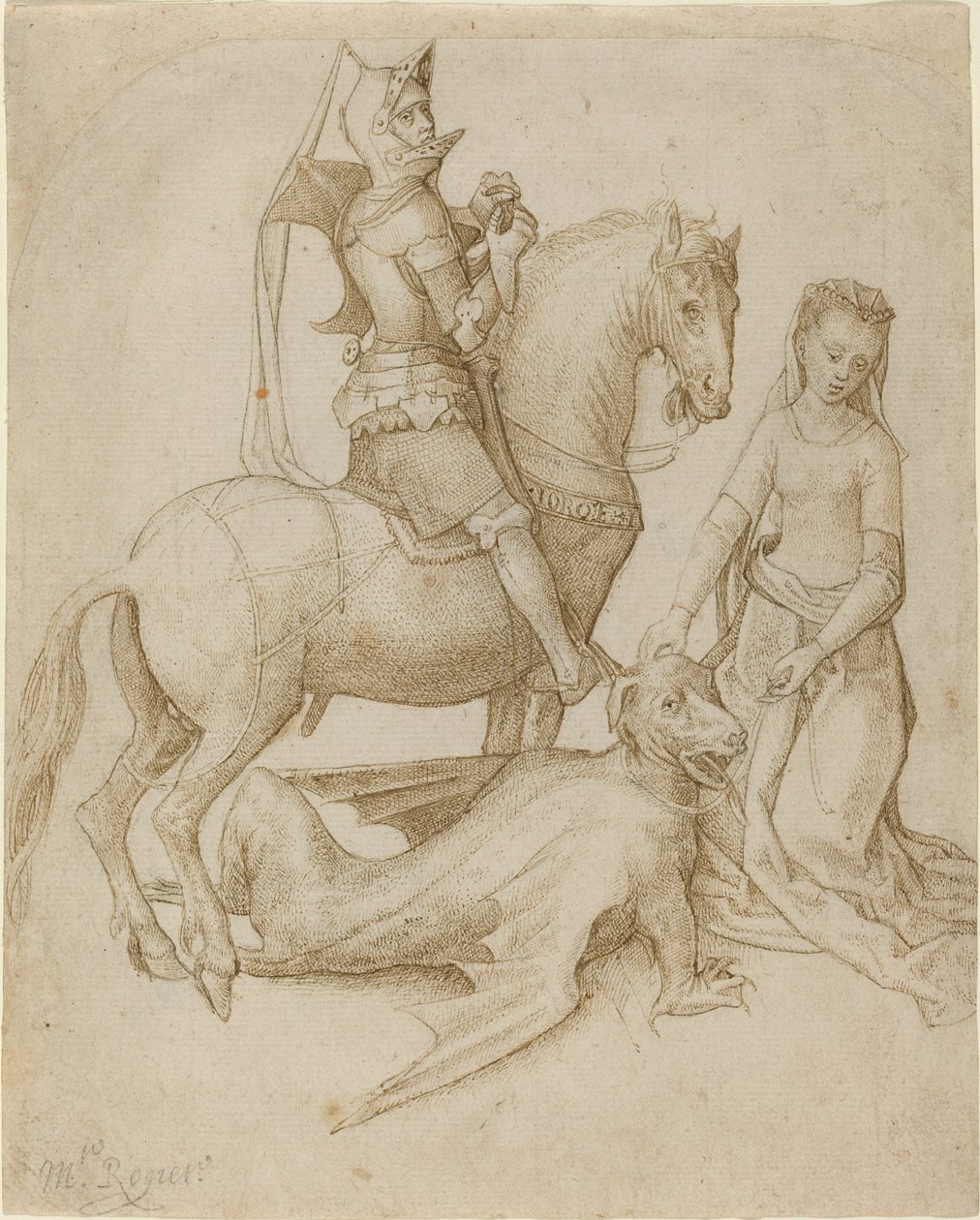 São Jorge e o Dragão de Hugo van der Goes