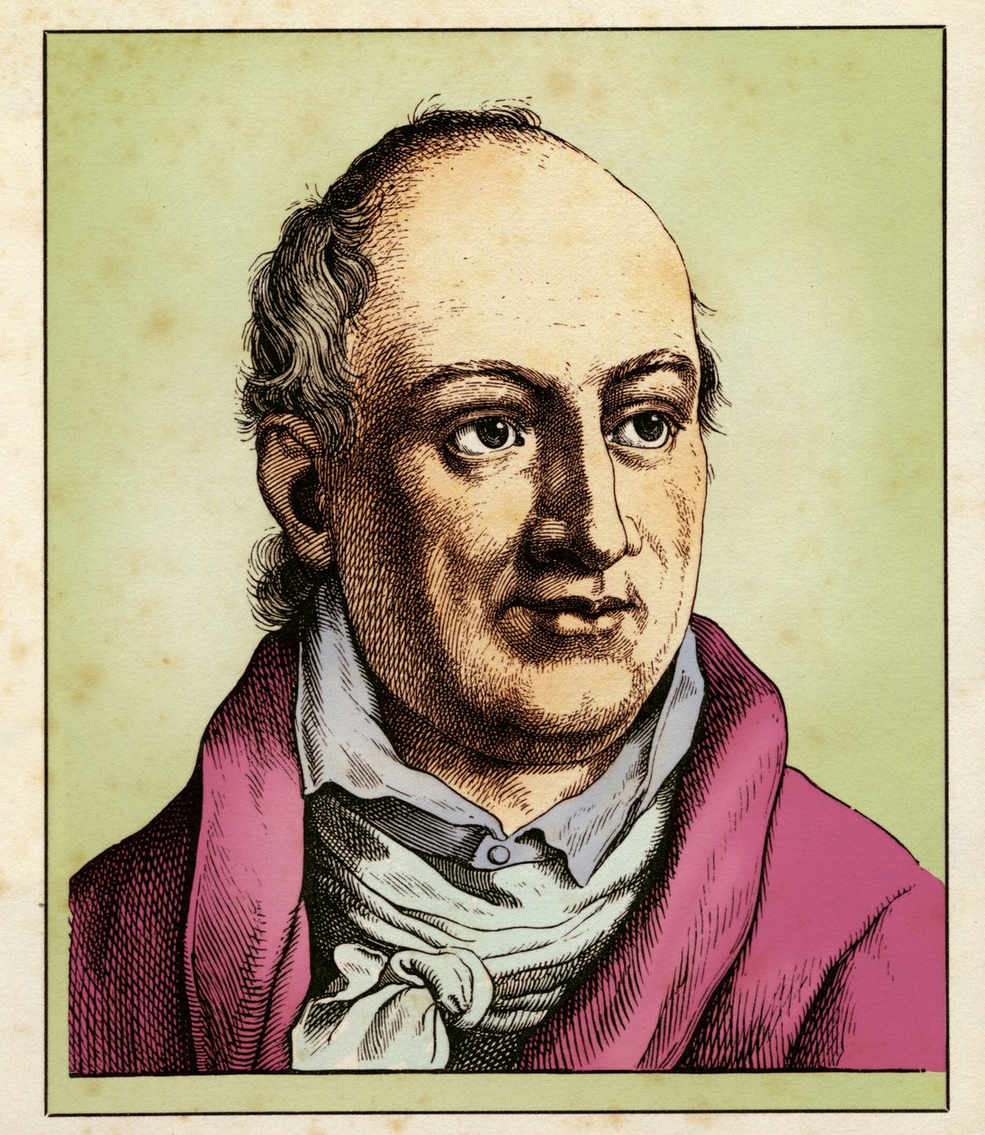 Salomon GESSNER (1 de abril de 1730-2 marzo 1788) 1854 (gravação) de Hugo Bürkner