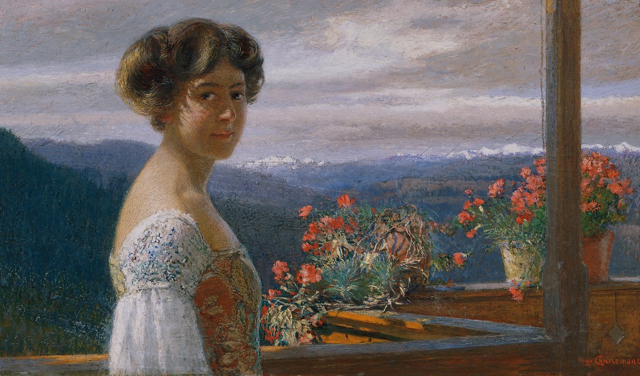 Alice Charlemont, a filha do pintor de Hugo Charlemont