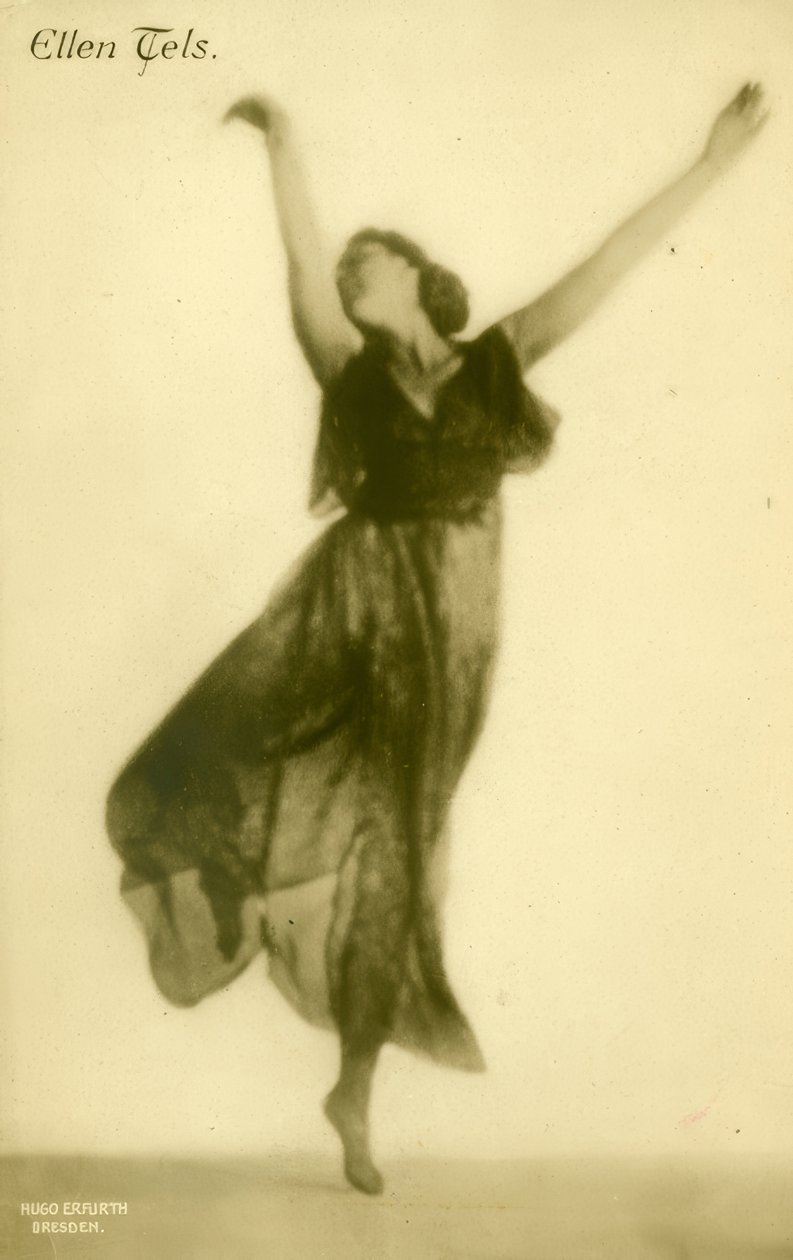 Ellen Tels - Fotopostkarte de Hugo Erfurth