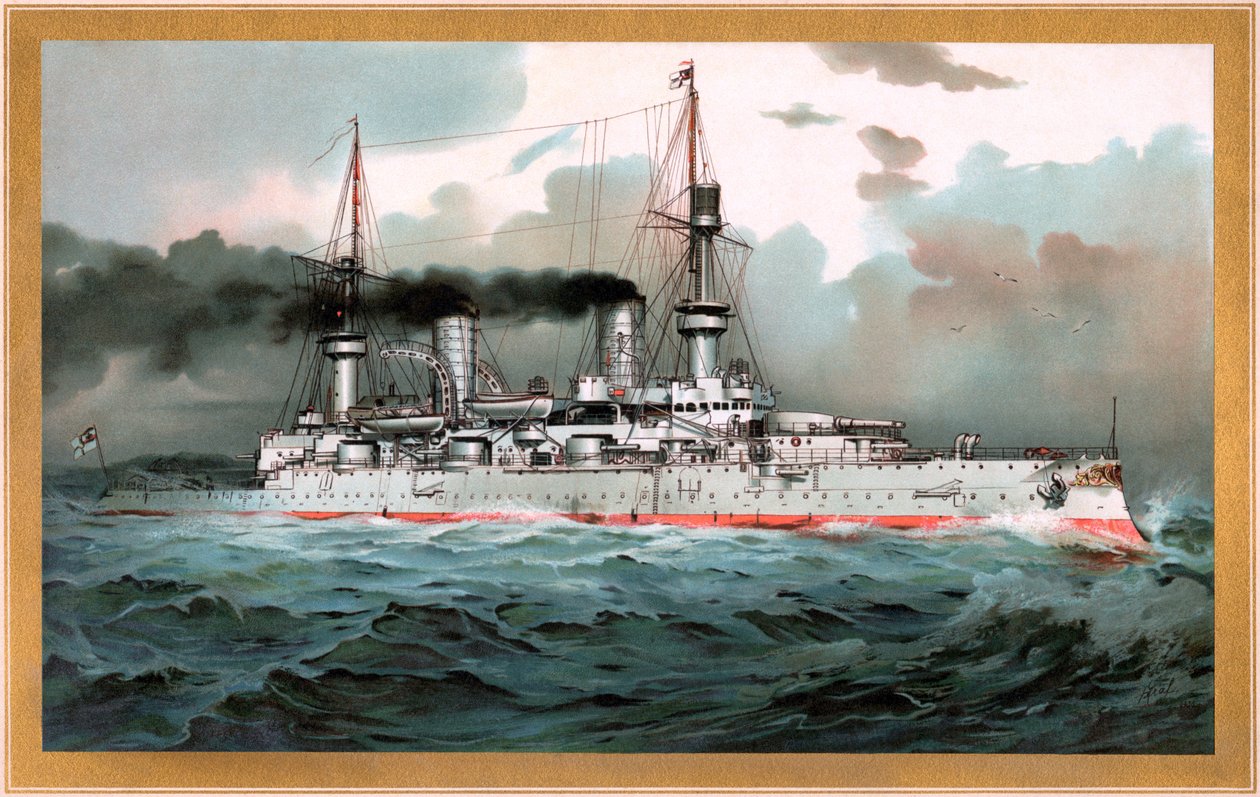 S.M. Encouraçado Kaiser Guilherme II de Hugo Graf