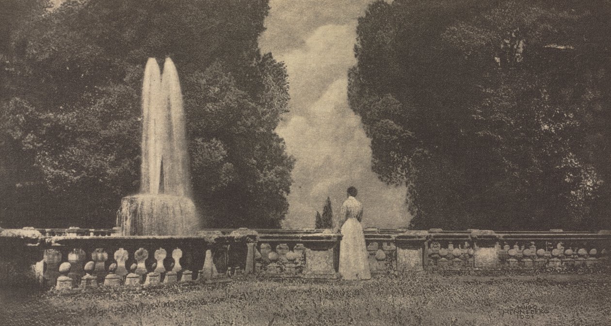 Sala de Trabalho: Villa Torlonia de Hugo Henneberg