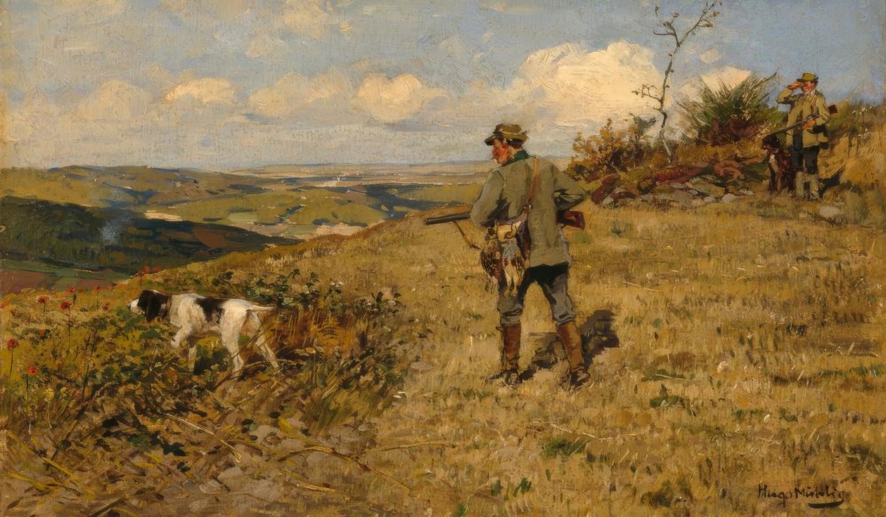 caça de outono de Hugo Muhlig