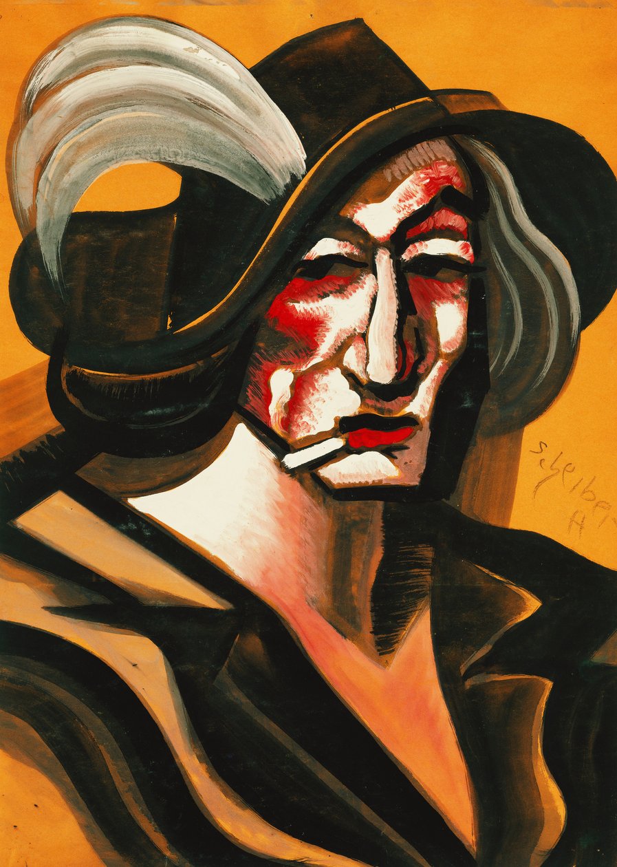 Senhora com Chapéu; Dame mit Hut de Hugo Scheiber