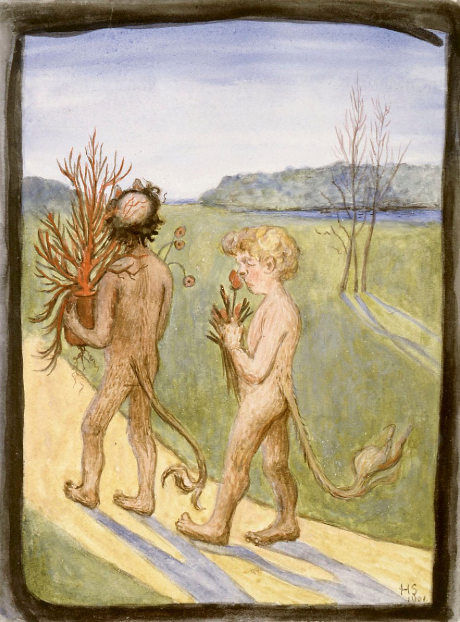 Flores para ela de Hugo Simberg