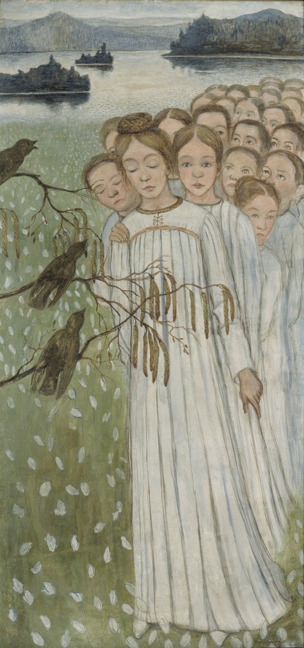 Canção folclórica Canção folclórica, 1894 de Hugo Simberg
