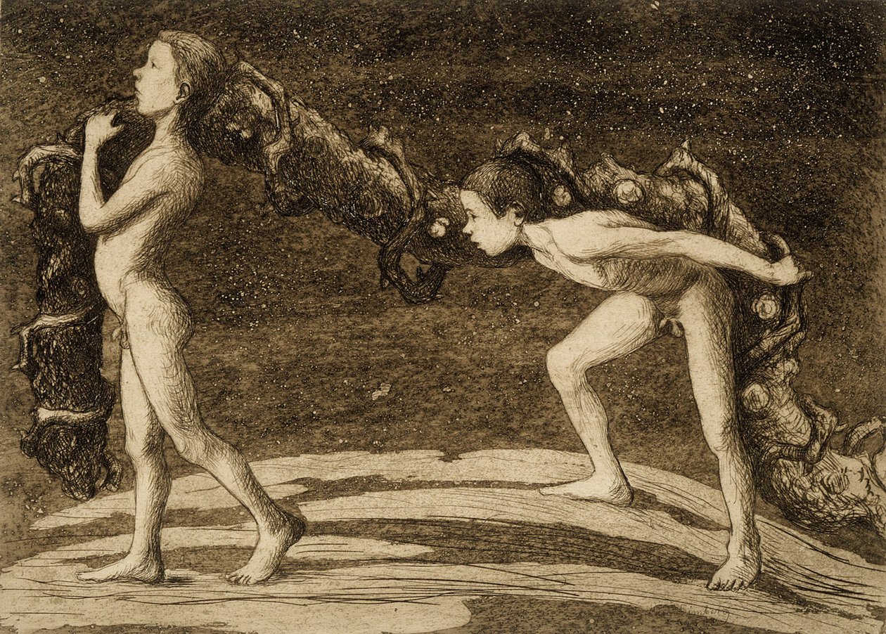 Portadores de guirlandas de Hugo Simberg