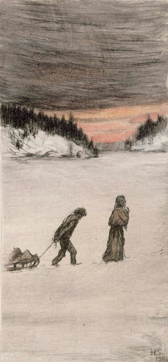 A caminho de casa de Hugo Simberg