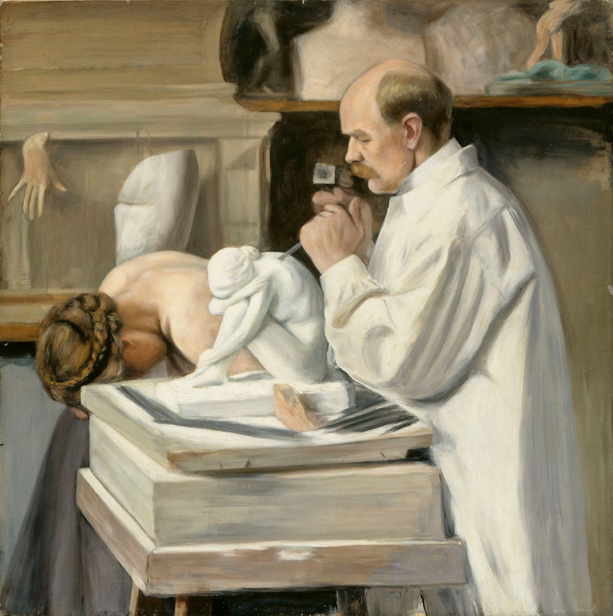 Retrato de Viktor Malmberg de Hugo Simberg
