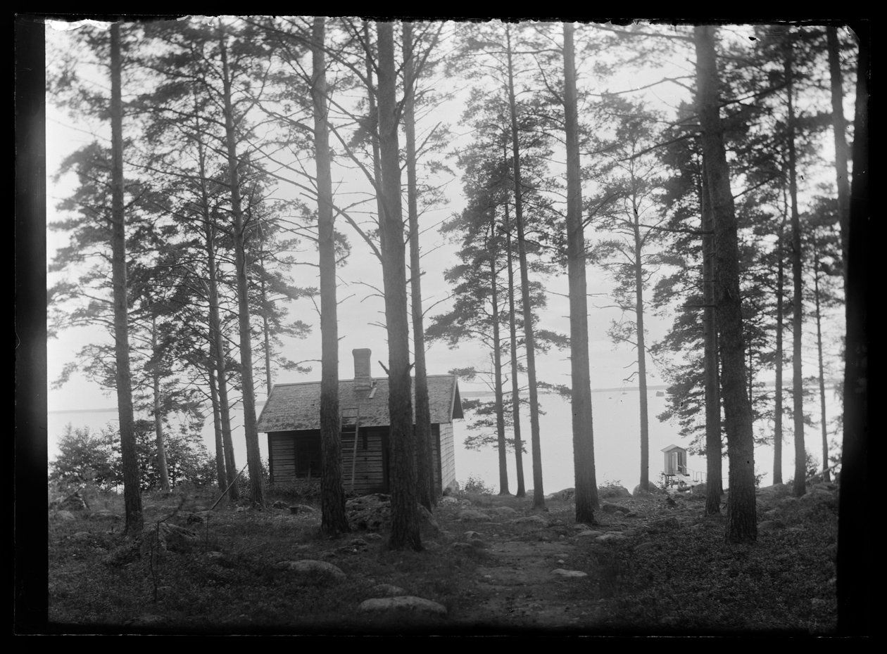 Sauna em Selkäranta de Hugo Simberg