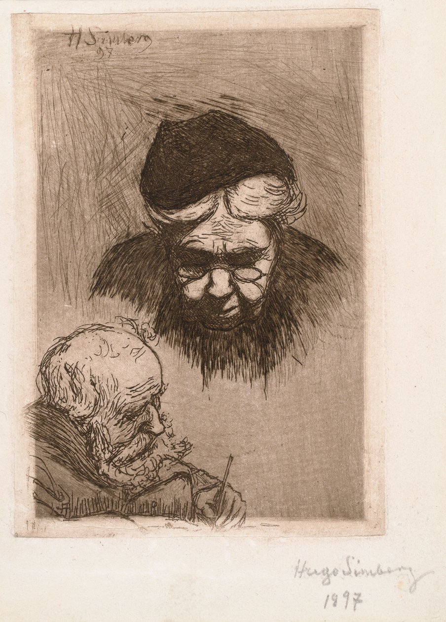 A tia e o pai do artista de Hugo Simberg