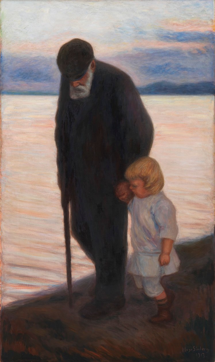 Ao entardecer, 1913. de Hugo Simberg