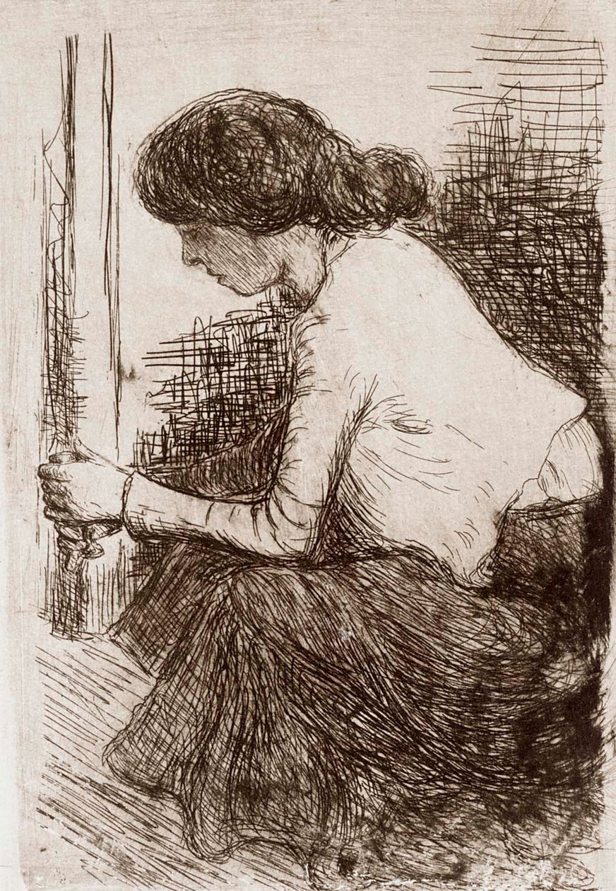 Mulher sentada de Hugo Simberg