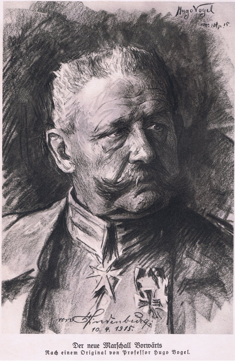 Hindenburg, de Hindenburg, publicado por Daterlandijrcher Derlag & H Weller Berlin, 1928 de Hugo Vogel