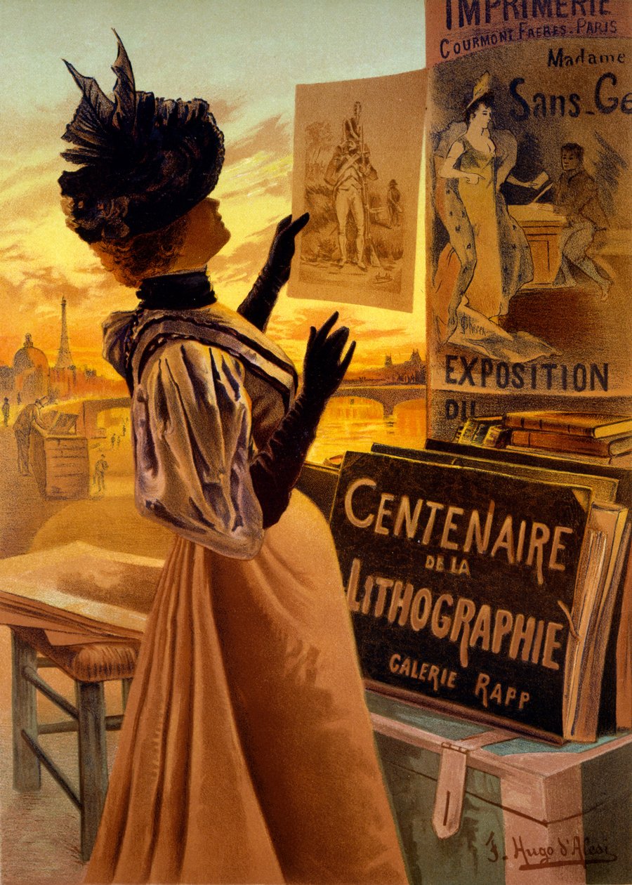 Cem anos de litografia na Galerie Rapp, Paris de Hugo d