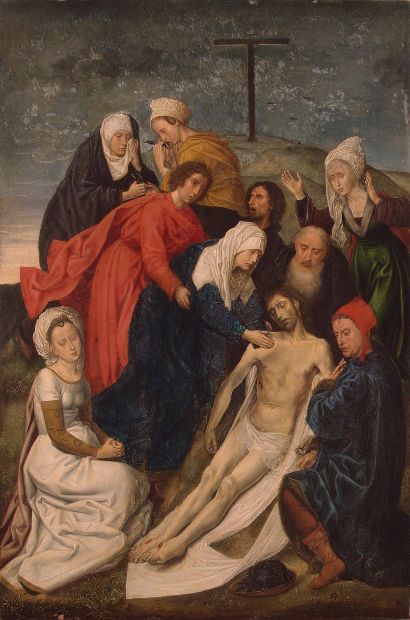 A lamentação sobre o Cristo morto de Hugo van der Goes
