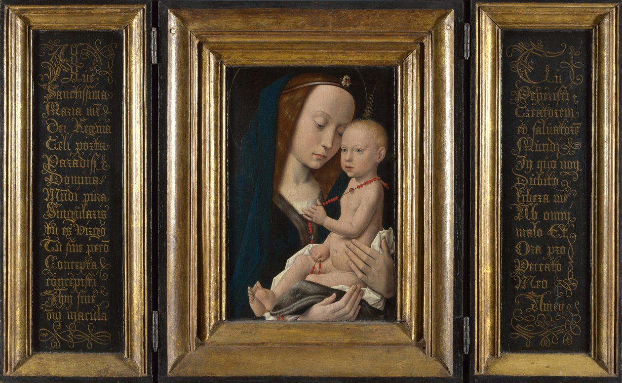 Virgem e o Menino, ca 1485 de Hugo van der, Goes