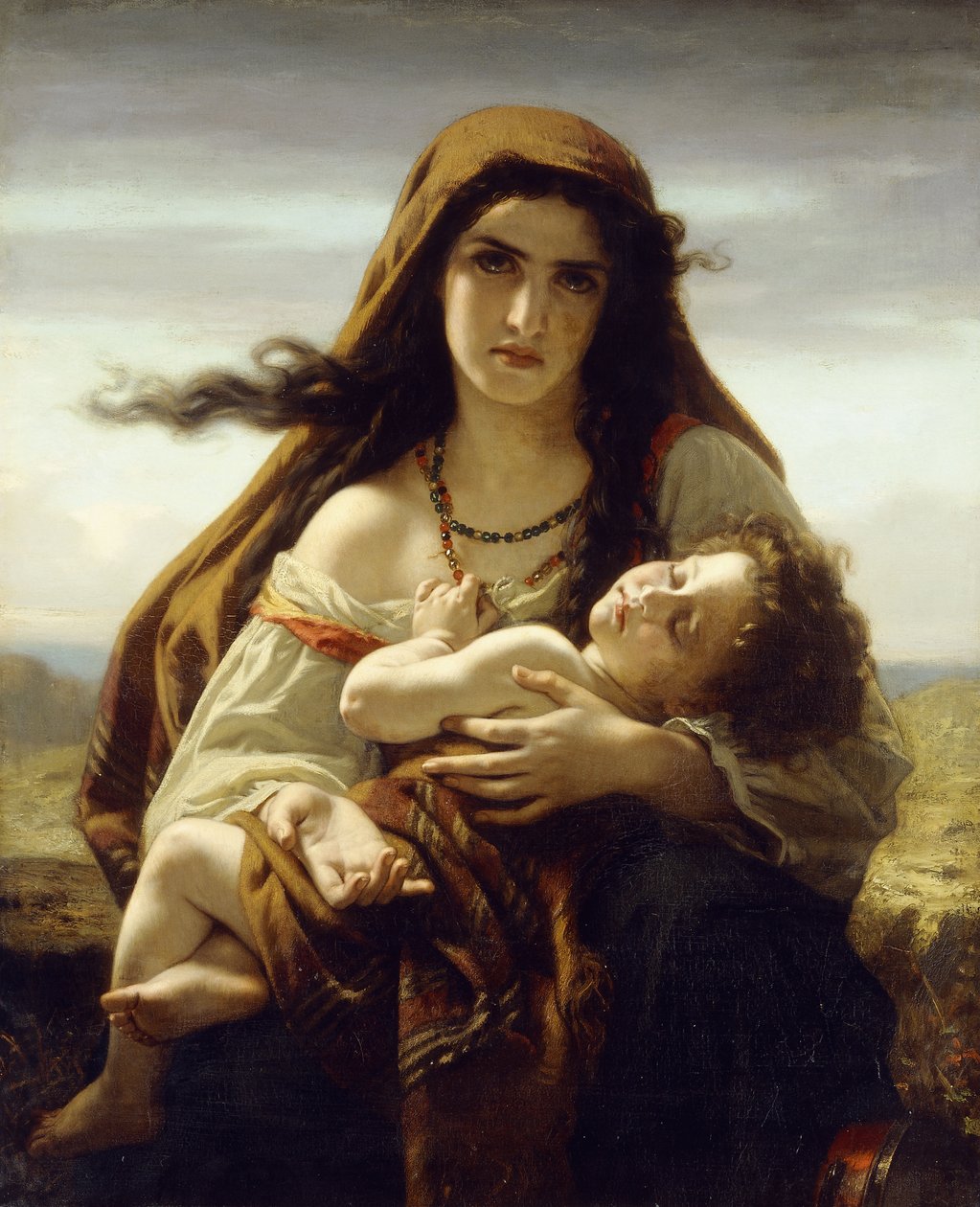 Mãe e Filho, 1870 de Hugues Merle