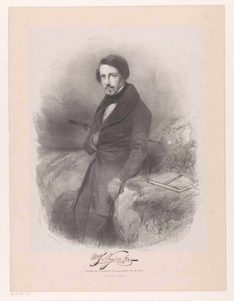 Retrato de Wijnand Nuijen de Huib van Hove Bz