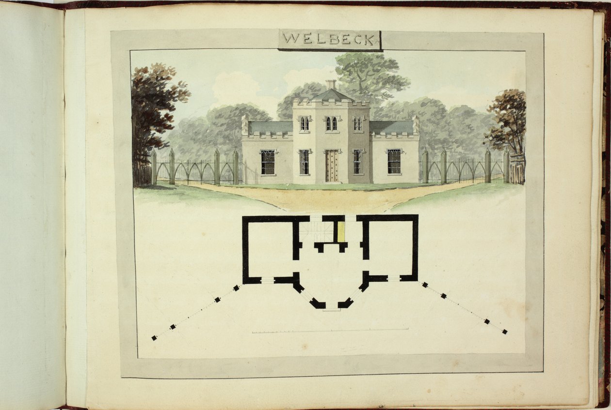 Livro Vermelho: Welbeck de Humphry Repton