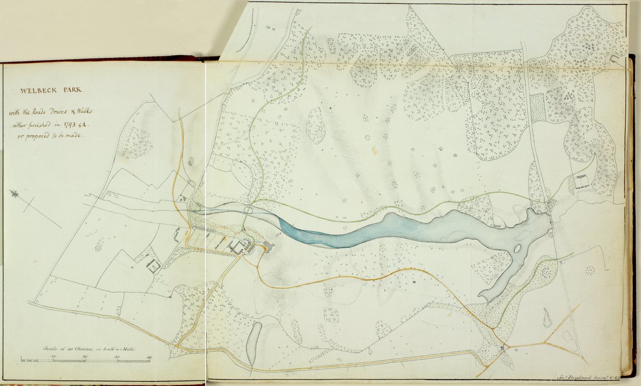 Livro Vermelho: Welbeck de Humphry Repton