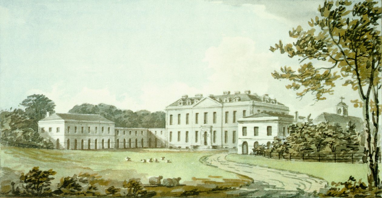 Livro Vermelho para Sheringham Hall, c.1812 de Humphry Repton