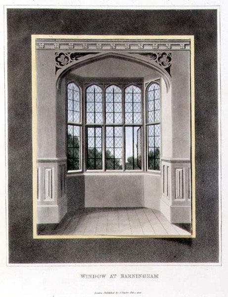 Janela em Barningham (Antes) de 
