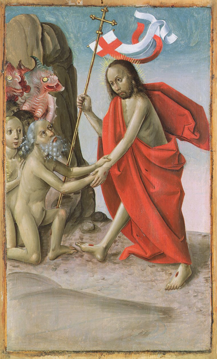Cristo no limbo, 1490-1500 de Hungarian School