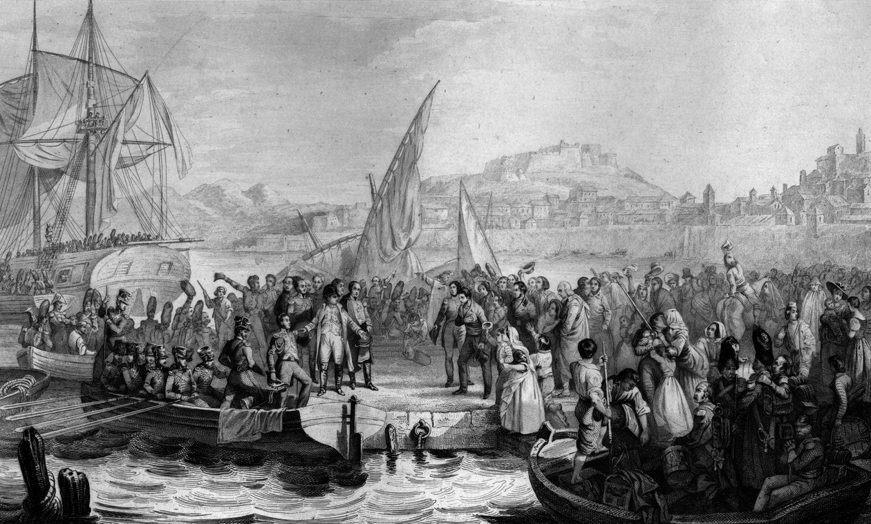 Napoleão 1 em Portoferriao de Huot Huot
