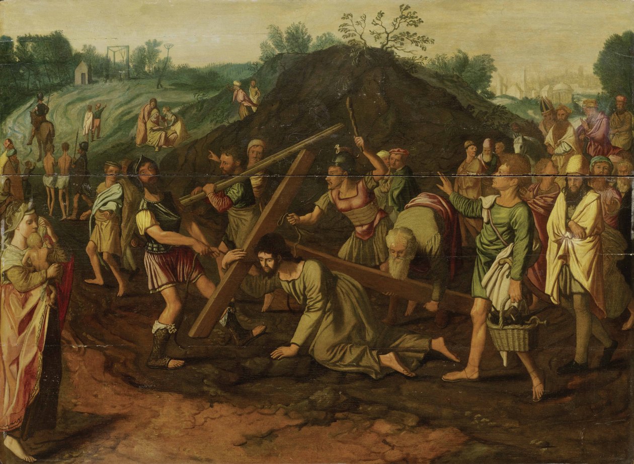 O caminho para o Calvário de Huybrecht Beuckelaer