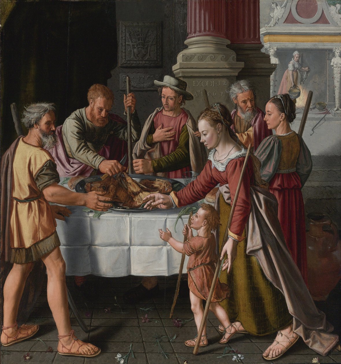 "Premier jour de fete de Paque juive" (A Primeira Festa da Páscoa) Peinture d